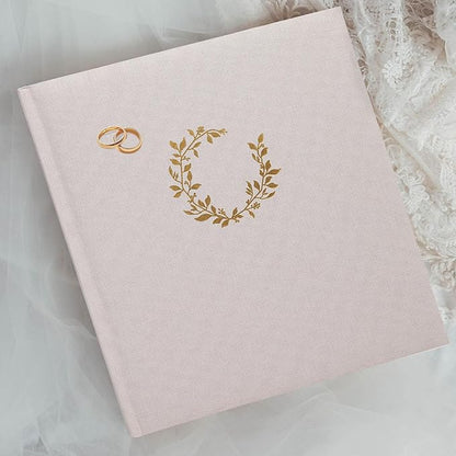 La Lente Premium Scrapbook Album – Photo Album with Writing Space – 100 Pages for Multiple Sizes 4x6, 5x7, 6x8, 8x10 – Holds 500 Photos – Wedding, Baby, Travel & Family Memories