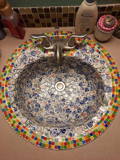 1.1 LB Porcelain Ceramic Mosaic Tiles,Broken Irregular Mosaic Tiles for DIY Craft Floor,Kitchen,Pool, Flower Pots Mosaic Making Supplies (Sliver)