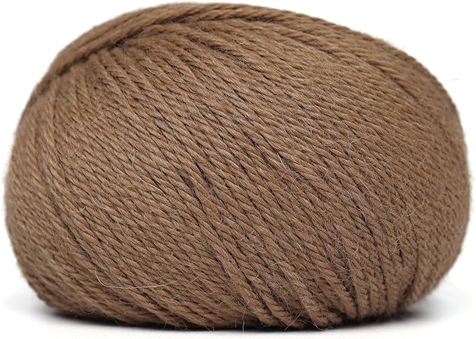 Origins - 100% Baby Alpaca Yarn Wool Set of 6 Skeins (300 Grams) DK Weight Made in Peru Natural Colors (Undyed) Heavenly Soft Perfect for Knitting and Crocheting (Sacred Soil, Origins 6 Skeins DK)