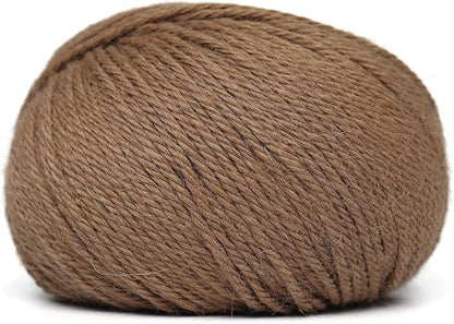 Origins - 100% Baby Alpaca Yarn Wool Set of 6 Skeins (300 Grams) DK Weight Made in Peru Natural Colors (Undyed) Heavenly Soft Perfect for Knitting and Crocheting (Sacred Soil, Origins 6 Skeins DK)