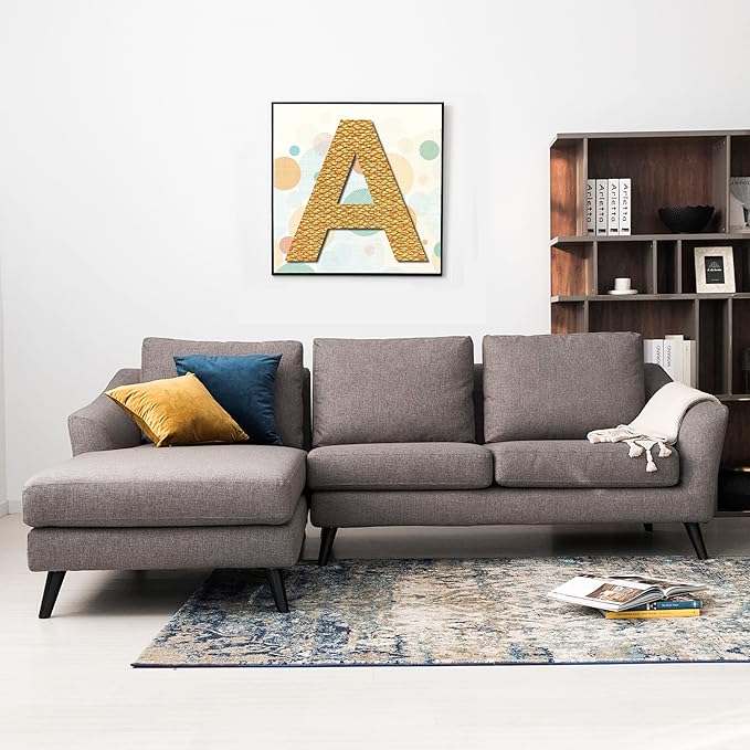 12 Inch Wooden Letter A, 1/4 Inch Thick Large Unfinished Wood Letter for DIY Crafts Home Wall Decor