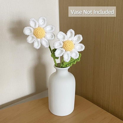 Lily's Lyric Flower Crochet Kit | Sunflower & Daisy Flower | Step-by-Step Video Tutorial for Adults Teenagers | DIY Home Decoration Craft Table Centerpiece