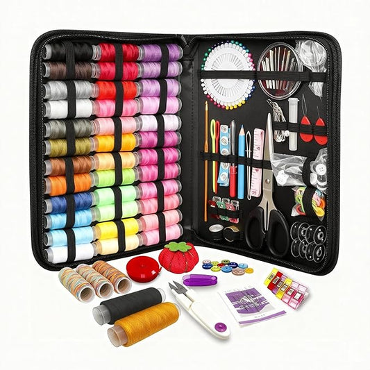 Forypretty Sewing Kit for Adults, 239 PCS Needle and Thread Kit for Sewing with Tailor Scissors & Accessories, 41 XL Thread Spools, Travel Sewing Kit for Beginners,2026 Christmas Gifts for Mom Grandma