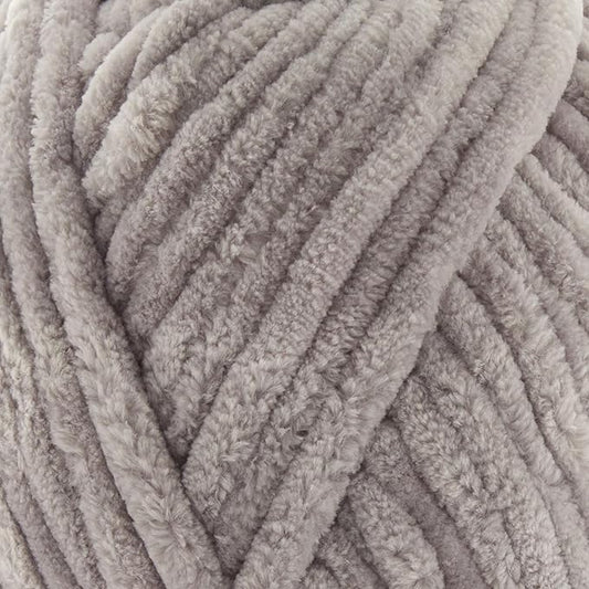 Loops & Threads Sweet Snuggles Yarn - Yarn for Knitting, Crochet, Weaving, and Arts & Crafts - Gray, Polyester, 8.8 oz