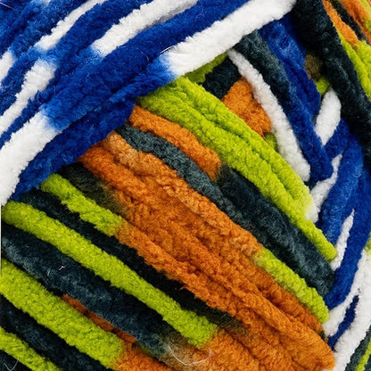 Lion Brand Yarn, Cover Story Favorite Blanket Yarn for Knitting and Crochet, 223 Yards, Rocket Ship, 2 Pack