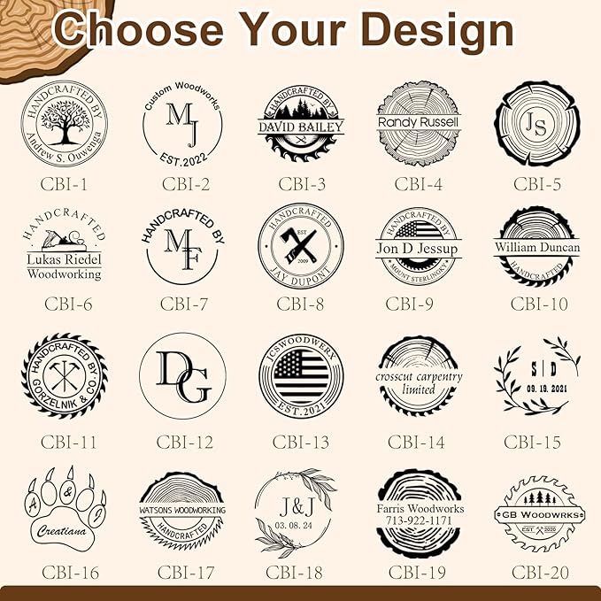 KAINSY Custom Electric Branding Iron for Wood Leather Food, Personalized Metal Burger Stamp for Plastic, Wood Burning Monogram Stamp, Durable Wood Burning Tool with Letter Stamps for BBQ Wedding Gifts
