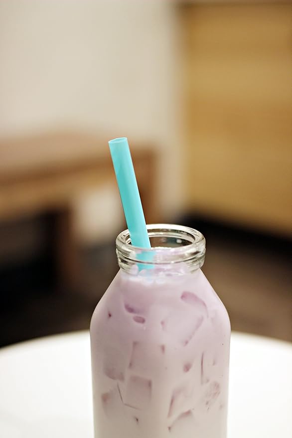 Karat [1,600 ct] 9" Boba Straws (10mm Diameter), Individually Wrapped, Assorted Solid Colors (C9060s)