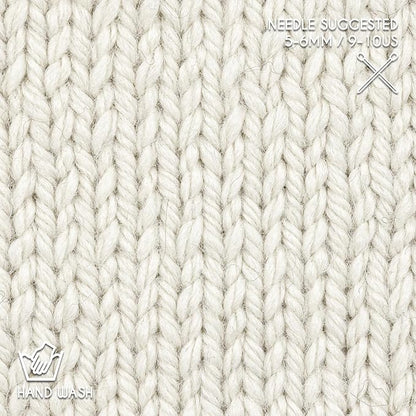 Bulky Set (6 x 1.75 oz) Super Soft Baby Alpaca Knitting Yarn Ecru 328 Yards