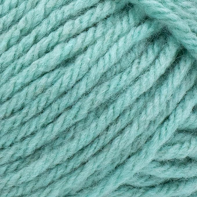 Lion Brand Yarn, Hue + Me Chunky Yarn for Crocheting, Knitting, and Crafts, Sea Glass, 1 Pack