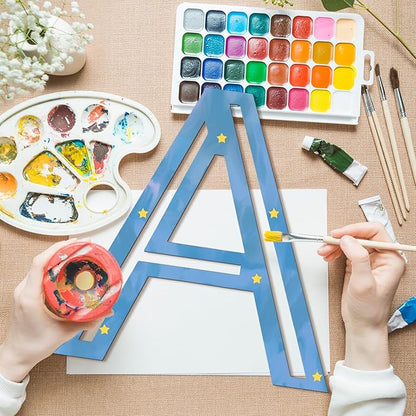 Large Wooden Letters 14 inch for Wall Decor Crafts Big Wood Letter O 1/5 Inch Thick Unfinished Alphabet Cutouts Paintable Letters for DIY Wreath Home Party Wedding Baby Nursery Decorations (O)