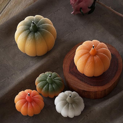 3 Pack Pumpkin Resin Molds Pumpkin Mold - Resin Casting Silicone Molds for Home Decor & Candle Making Wave Spiral Mold