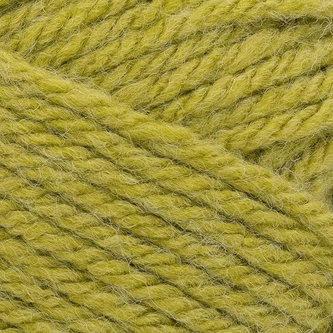 Lion Brand Yarn, Hue + Me Chunky Yarn for Crocheting, Knitting, and Crafts, Dirty Chartreuse, 1 Pack