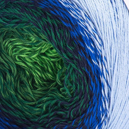 1 Skein/Pack Yarnart Flowers Gradient Yarn, Each Ball 8.8 Oz (250gr) / 1094 Yards (1000m), 55% Cotton 45% Acrylic, Superfine Fingering Weight for Knitting and Crochet, 306 - Light Blue Green