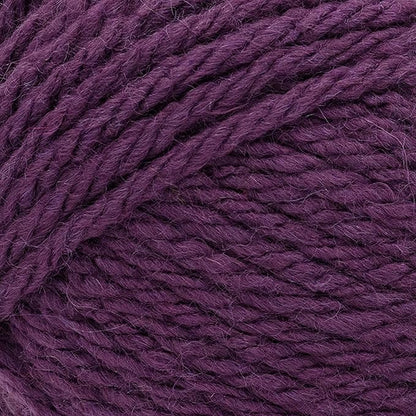 Lion Brand Yarn, Hue + Me Chunky Yarn for Crocheting, Knitting, and Crafts, Aubergine, 1 Pack