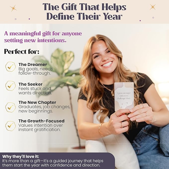 ZEDORA Vision Board Kit - Guided Workbook, 160 Picture Cards, Affirmation Cards & More. Design Your Destiny with Our 24-Day Journey | Great Gift for Women | Vision Board Supplies Included