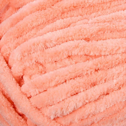 Loops & Threads Sweet Snuggles Yarn - Yarn for Knitting, Crochet, Weaving, and Arts & Crafts - Orange, Polyester, 8.8 oz