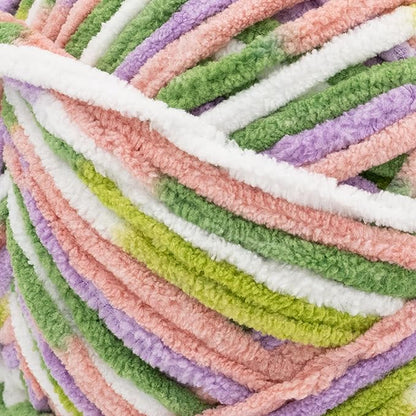 Lion Brand Yarn, Cover Story Favorite Blanket Yarn for Knitting and Crochet, 223 Yards, Bloom, 2 Pack