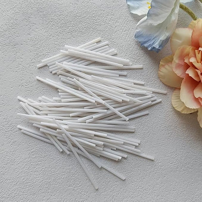 Pearled Candle Cotton Wicks 300-Pack for Sand Candles Making - 2Inch Metal-Free and Lead-Free Refill Sand Wax Wick for Candle Making DIY (White)