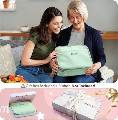 MYBAGZING Crochet Kit for Beginners with Yarn Storage Bag, 10pcs Crochet Hooks 2.0-6.0 mm, 10 Skeins Yarn for Crocheting, Knitting Accessories, 58pc Crochet Starter Kit for Adults