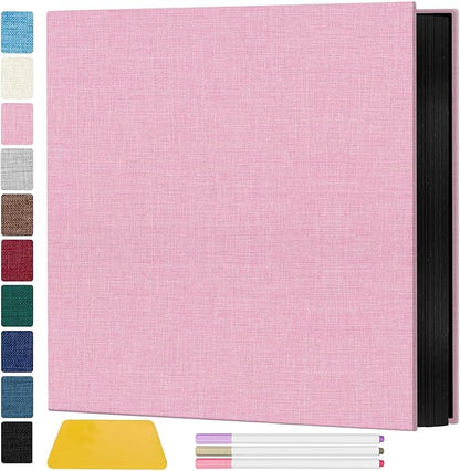 Zesthouse Photo Album Self Adhesive Pages, 60 Pages Magnetic Scrapbook Albums with Sticky Page, Photos Album Holds 8x10 & 5X7 & 4x6 & 6x8 & 3x5, Large Picture Book Ideal Gift for Family Wedding Baby