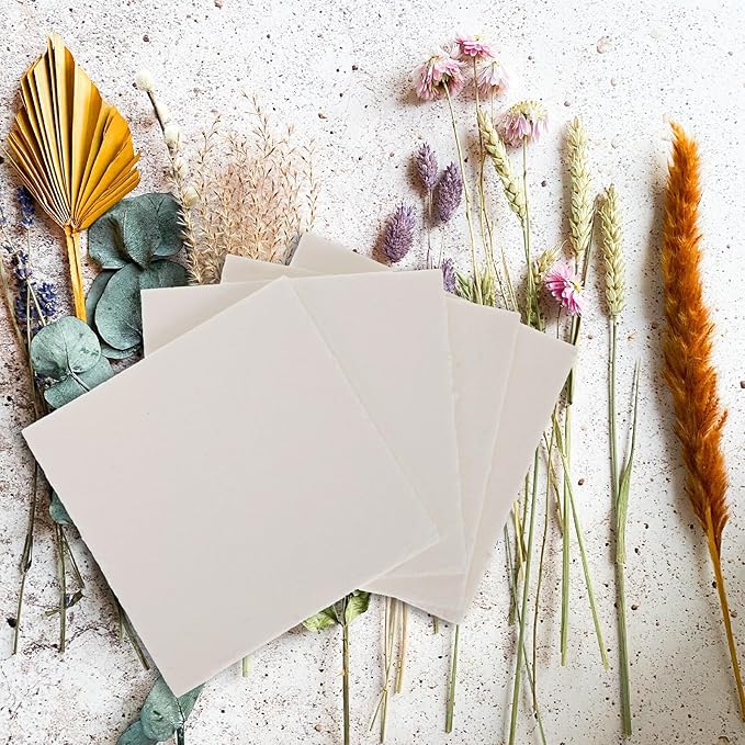 VANZACK 4Pcs Absorbent Flower Press Boards Reusable Drying Paperboard for Household Plant Specimen Making and Dried Flower Crafting Suitable for Adults