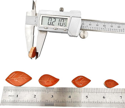 500g/1.1lb Leaf-Shaped Ceramic Mosaic Tiles,Ceramic Mosaic Pieces for Crafts,Mosaic Tiles for Home Decoration or DIY Crafts,Mosaic Making Supplies. (Caramel Color)