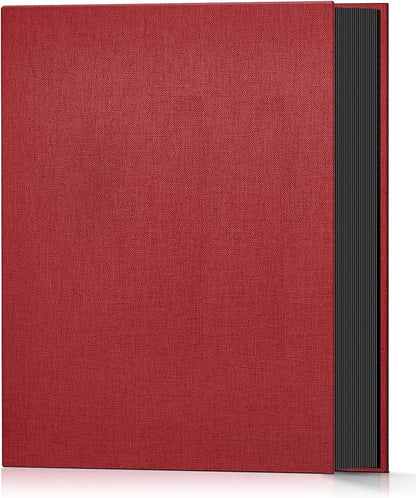Popotop Photo Album 4x6 100 Pockets for Wedding Gifts,Linen Hardcover Picture Albums for Family Anniversary Baby Vacation Pictures