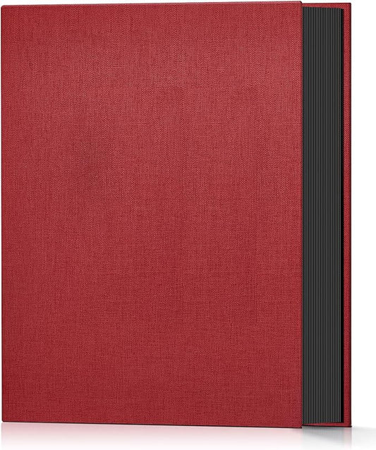 Popotop Photo Album 4x6 100 Pockets for Wedding Gifts,Linen Hardcover Picture Albums for Family Anniversary Baby Vacation Pictures