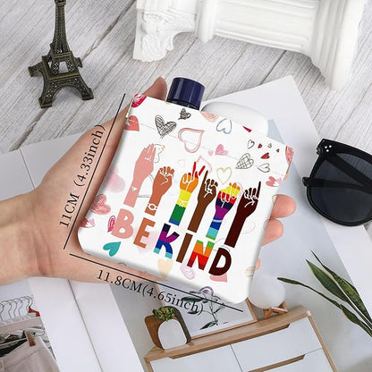 2Pcs PU Leather Small Squeeze Coin Purse Pouch Mini coin Bag Unique And Cute Wallet Cosmetic Bags Change Bag For Women Girls Men （Fingers and Rainbows