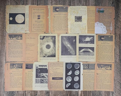150 Sheets of Scrapbook Paper, Vintage Journaling Supplies Craft Kits for Bullet Journals Junk Planners Aesthetic Room Decor Wall Art Collage Album Cottagecore Picture Frames