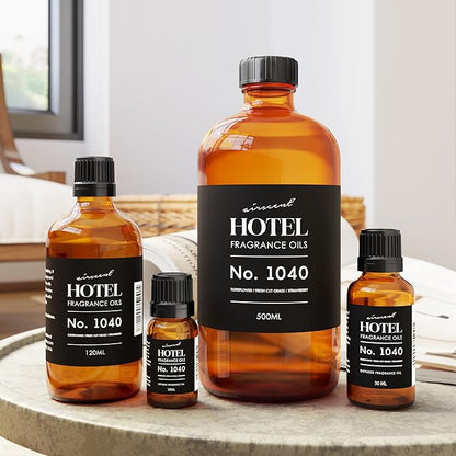 AirScent 50 Central Park Ritzy Hotel Fragrance No. 1040 - Elderflower Fresh Cut Grass Strawberry - Hotel Diffuser Oil for Ultrasonic and Waterless Diffusers and Crafting - 120 mL, 4 fl oz Bottle