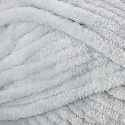 Loops & Threads Sweet Snuggles Yarn - Yarn for Knitting, Crochet, Weaving, and Arts & Crafts - Silver, Polyester, 8.8 oz