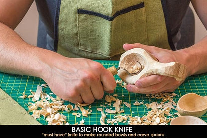 BeaverCraft S13 Wood Carving Tools Set for Spoon Carving 3 Knives Wood Carving Kit for Beginners Hook Knife Wood Carving Right-Handed Spoon Carving Whittling Knives (S13 Right-Handed)