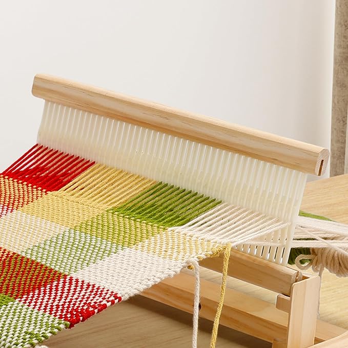 WILLOWDALE 3pcs Weaving Heddle Shed Stick for Weaving Loom Kit, 12 Inches Heddle with 45/60/75 Sticks, Weaving Tool Frame Loom Accessories Arts & Crafts Supplies