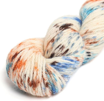 100% Baby Alpaca Yarn Wool 100g Hank DK Weight Hand Dyed Made in Peru - Heavenly Soft and Perfect for Knitting and Crocheting (Highland Storm, DK Hand Dyed - 100g Hank)