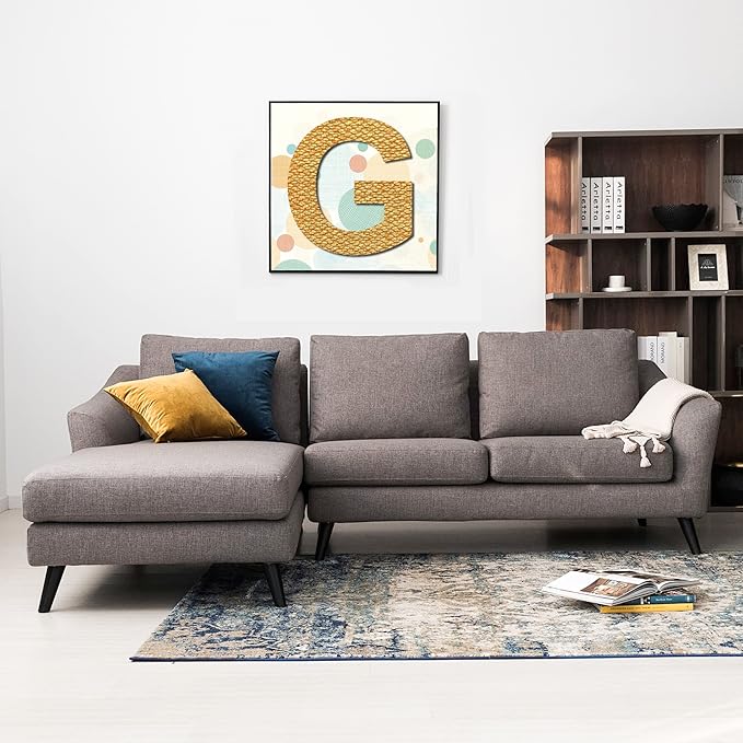 12 Inch Wooden Letter G, 1/4 Inch Thick Large Unfinished Wood Letter for DIY Crafts Home Wall Decor