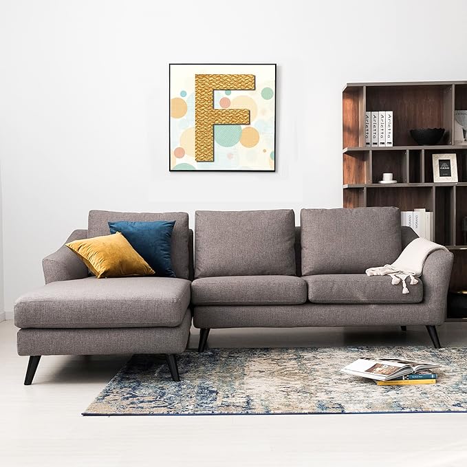 12 Inch Wooden Letter F, 1/4 Inch Thick Large Unfinished Wood Letter for DIY Crafts Home Wall Decor