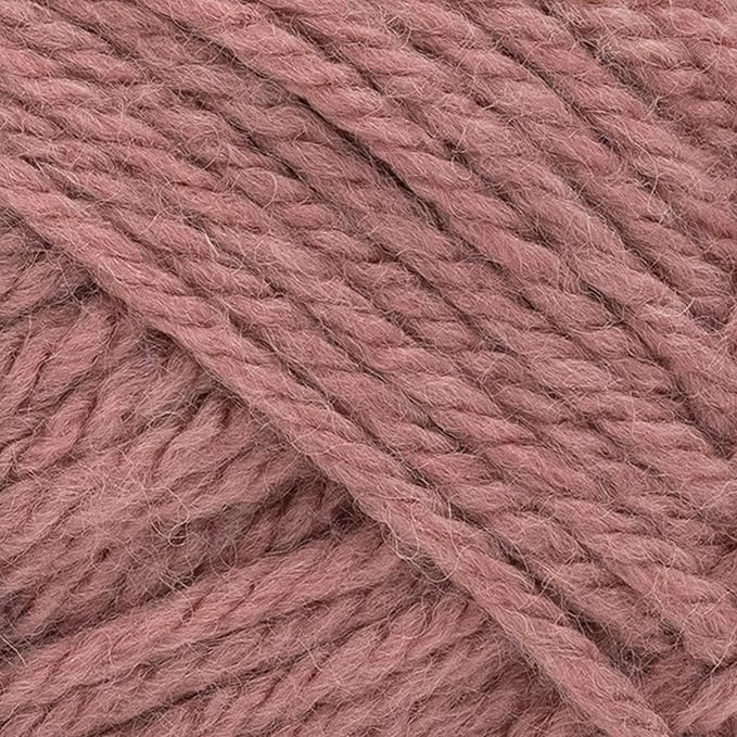 Lion Brand Yarn, Hue + Me Chunky Yarn for Crocheting, Knitting, and Crafts, Pink Earth, 3 Pack