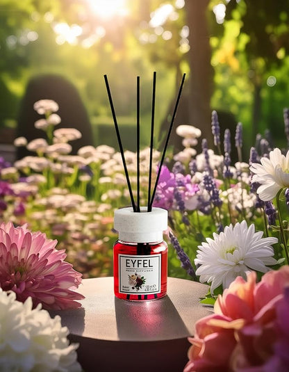 EYFEL Reed Diffusers for Home – Bouquet Reed Diffuser Set 4.05 fl oz Oil Diffuser Sticks, Bathroom Diffuser, Home Fragrances, Scented Sticks, Home Décor