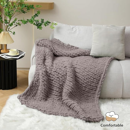 Chunky Yarn for Hand Knitting - #10 Chunky Chenille Yarn, Jumbo Big Thick Chunky Yarns for Crocheting, Super Bulky Chunky Knit Blanket Yarns, 8 Skein (25 yds 8 oz Each Skein), Sand