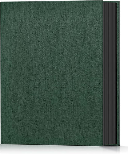 Popotop Photo Album 4x6 100 Pockets for Wedding Gifts,Linen Hardcover Picture Albums for Family Anniversary Baby Vacation Pictures