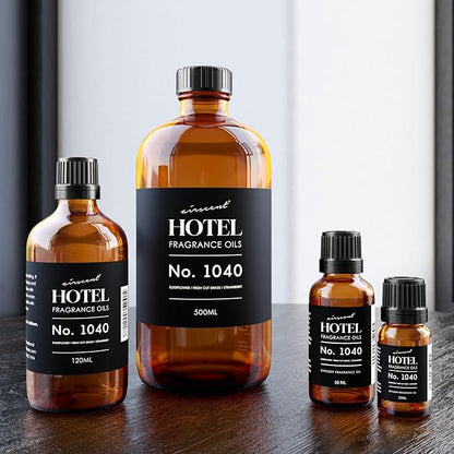 AirScent 50 Central Park Ritzy Hotel Fragrance No. 1040 - Elderflower Fresh Cut Grass Strawberry - Hotel Diffuser Oil for Ultrasonic and Waterless Diffusers and Crafting - 10 mL, 0.34 fl oz Bottle