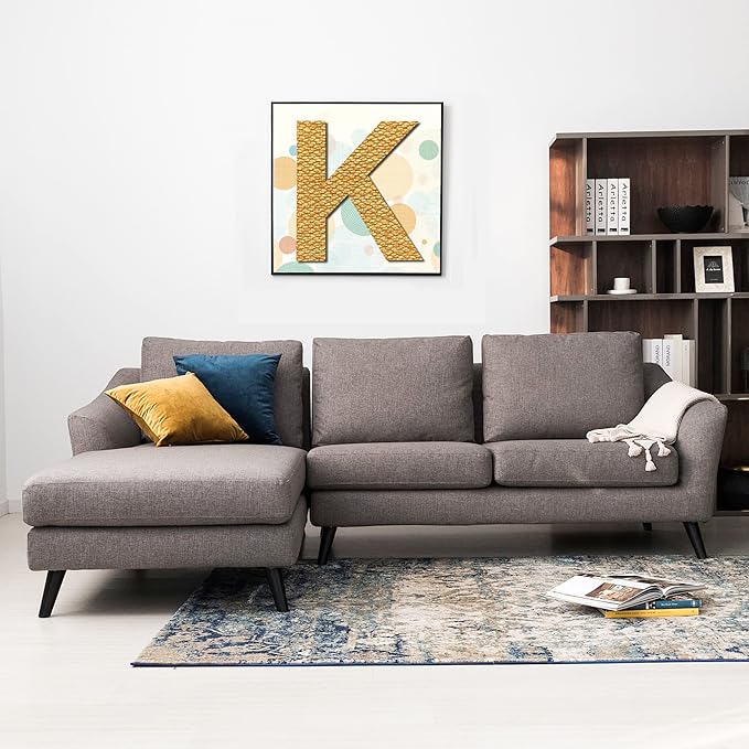 12 Inch Wooden Letter K, 1/4 Inch Thick Large Unfinished Wood Letter for DIY Crafts Home Wall Decor