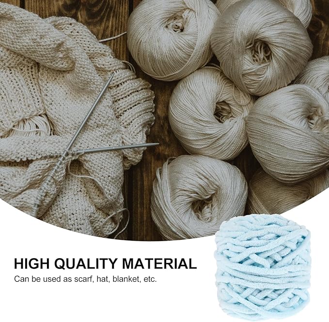 Zerodeko 3 Pcs Woolen Yarn DIY Handcrafts Materials Comfortable Cotton Blend Knitting Wool for Sweaters Scarves Hats Craft Supplies in Pink
