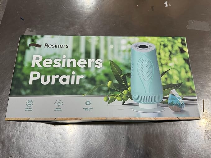 Resiners Purair Air Purifier for Epoxy Resin, Resin Air Purifier with H13 True HEPA Filter, SGS Certified, Air Filtration System for Resin Molding & Casting, Epoxy Resin Tools Accessories Supplies