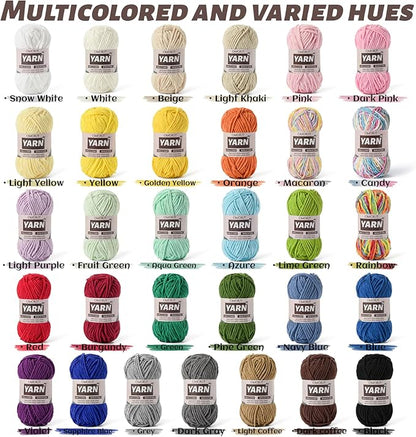 Rainbow Fluffy Chenille Yarn for Crocheting - Baby Yarn for Crocheting Soft Blanket - (100g/87.4yds) Crochet Amigurumi Chunky Yarns - Super Bulky 5 Velvet Yarns