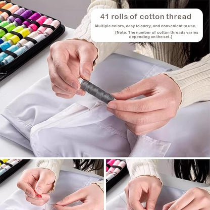 Sewing Kit for Adults, 240 PCS Needle and Thread Kit for Sewing with Tailor Scissors & Accessories, 43 XL Thread Spools, Travel Sewing Kit for Beginners,2026 Christmas Gifts for Mom Grandma