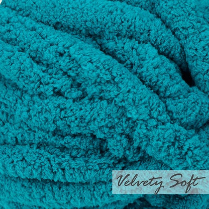 ERLYEEN Chenille Chunky Yarn Super Bulky Soft Thick Fluffy Jumbo Giant Washable Polyester Big Yarn DIY for Arm Knit Blanket Cushion Bed Sofa Home Decor,Indigo,1.1LB