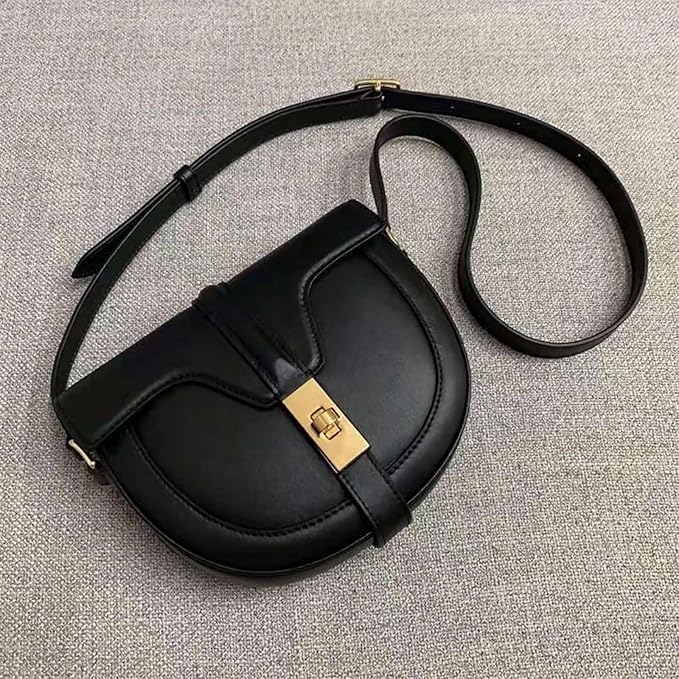 POPSEWING DIY Leather Bag Kit, DIY Shoulder Bag Kit for Girlfriend Christmas Personalized Gift(Dark)