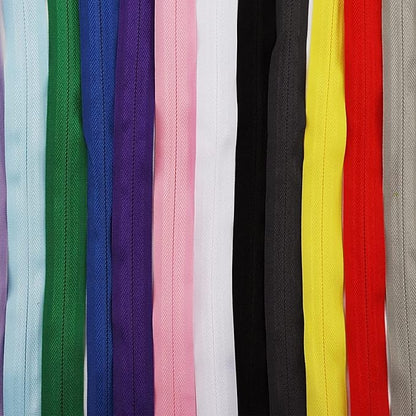 Invisible Zipper,DOITEM 30pcs 6 Inch Invisible Multicolor Nylon Coil Zippers for Sewing and Crafts 15 Colors